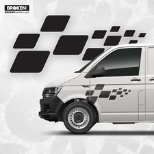 Karierte Rennflagge Kotflügel