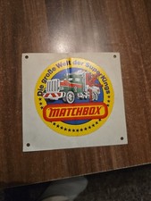 Aufkleber Matchbox/Die Große Welt Der Super Kings/Rund/1980er-Original 
