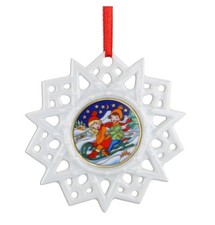 Schmuckstern Schlittenfahrt