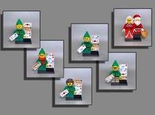 LEGO® Figuren Weihnachten Wichtel Elf Elfen Postamt Weihnachtsmann