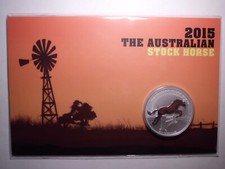 Australien 1 Dollar 2015 Stock Horse im Blister Auflage 1000 Exemplare Rar