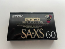 TDK SA-XS 60 Cassette Tape IEC II /Type II *OVP*