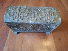 Alte kleine Eisentruhe / Schatzkiste ++ sehr dekorativ ++