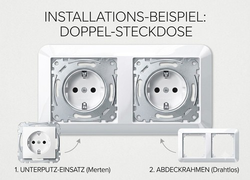 10x merten doppelsteckdose - 10x,