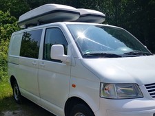 THULE Dachträger mit 2 absperrbaren Dachboxen (passend für VW T5)