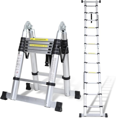 Stabile aluleiter teleskop - aluleiter,