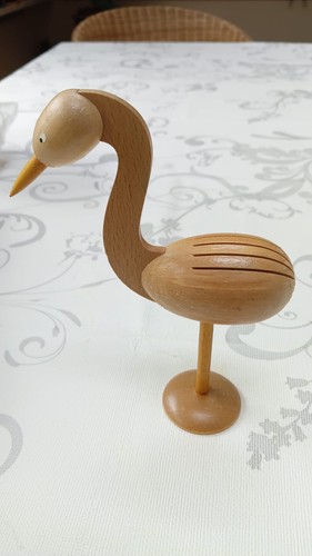 Holzfigur schwan - holzfigur,