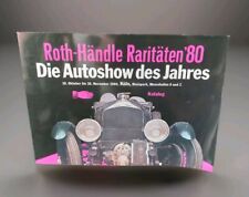 Alter Autoshow Katalog Roth