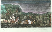 DANIEL FUCHS  " MACBETH " Original-Radierung handsigniert, 9/150