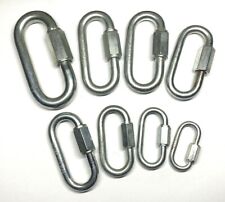 1 Paar Karabinerhaken Karabiner mit Schraubverbinder, Größe wählbar