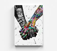 Leinwandbild Pop Art Hände