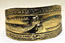 Armreif goldf. mit Schlangenverzierung