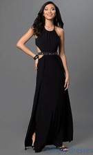 Morgan schwarzes kleid - &,