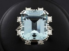 Großer Aquamarin Brillant