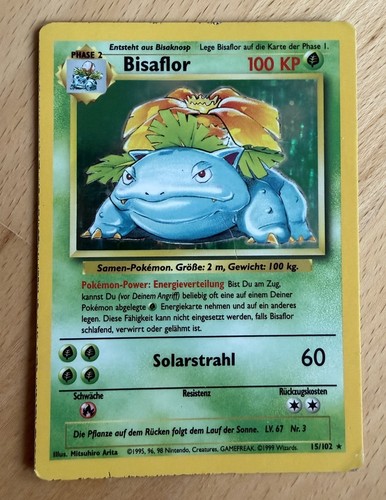 Pokémon bisaflor 15 102 - bisaflor, 15/102