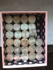 35x 10DM Silbermünzen 625er 72-97 BRD je 9,69g Fein Silber Spot-Kurs 1,35€/g BRD