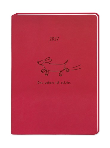 Terminplaner lederlook 2027 - terminplaner,