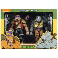 NECA Teenage Mutant Ninja Turtles Bebop and Rocksteady Cartoon 2-Pack B-Ware