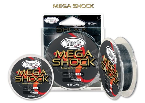 York monofile mega shock 12 - monofile, 0,12