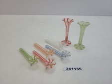 2x Vasen 7x Liegevasen Lauscha