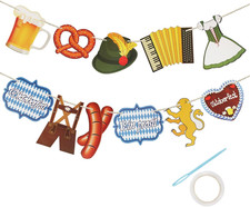 Oktoberfest Deko Bayerische Party Girlande Bierfest Party Dekoration