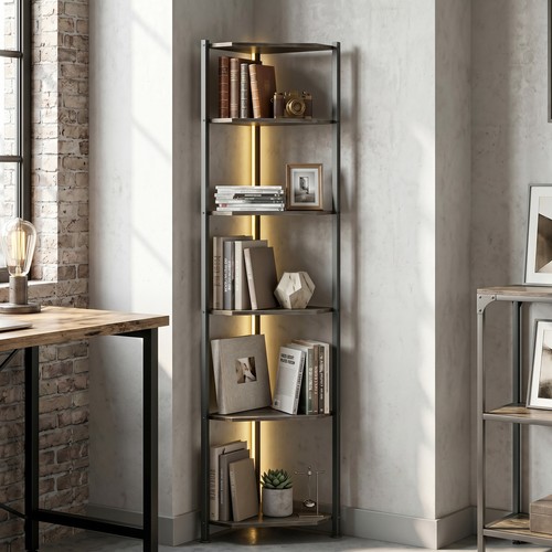 Homcom bücherregal ebenen - bücherregal,