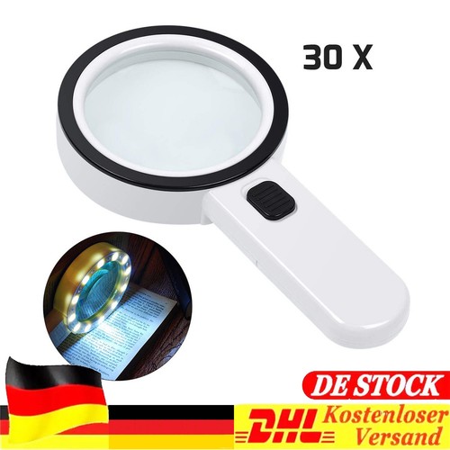Extra große led handlupe - große, mit