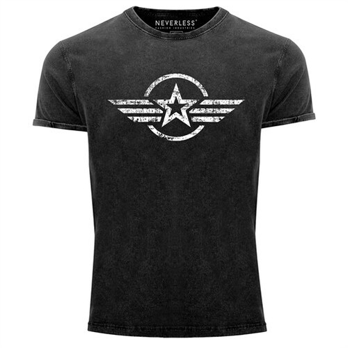 Herren vintage shirt airforce - herren,