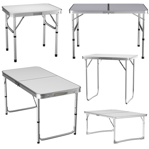 Aluminium campingtisch - aluminium,