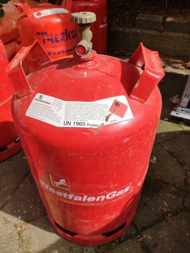 Gasflasche 11kg leer - ,, rot