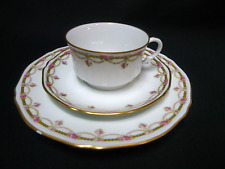 Kaffeeset Chastagner & Cie Limoges Louis XV Rosengirlande Goldrand