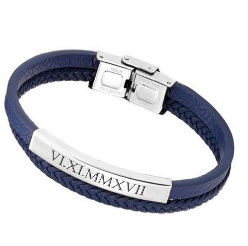 Leder armband mit - leder,