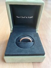 Van Cleef & Arpels, Ring Perlée pearls of gold, mittelgroßes Modell Gr. 59, NEU 
