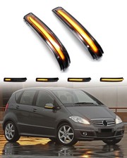 2x Blinker Spiegelblinker LED für Mercedes Benz B-Klasse W245 2008-2012 Schwarz