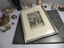 Original Radierung auf Seide