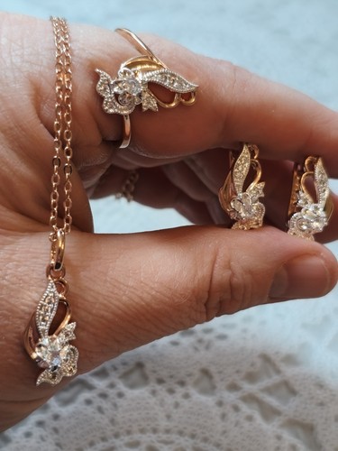 Schmuckset xuping mit floralem - xuping,
