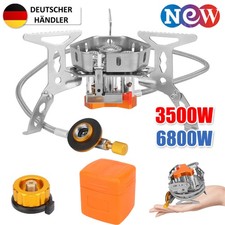 6800W/3500W Mini Outdoor Campingkocher Winddicht Camping Gas Kocher Faltbar Herd
