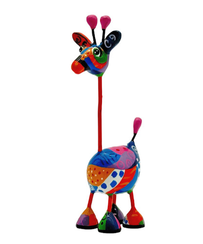 Crazy giraffe skulptur figur - skulptur,