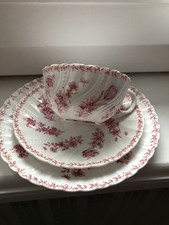 Sarreguemines 3-tlg. Kaffeegedeck 19. Jhd.