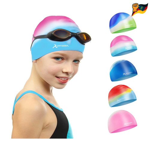 Badekappe silikon kinder 12 - silikon,