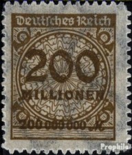 Deutsches Reich 323B HT Sprung im Korbdeckel postfrisch 1923 Hochinflation