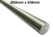 Stange Stahlstab Rundmaterial ⌀20mm x 538mm Rundprofil Rundstahl massiv