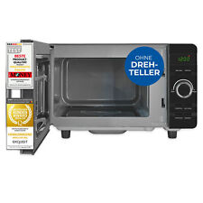 Exquisit Mikrowelle ohne Drehteller, 800 Watt Grill, MW4020-F-240DIG schwarz