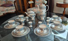 Wedgwood  das Florentine Türkis Rand Porzellan Kaffee/Tee Service 6 Personen I.W