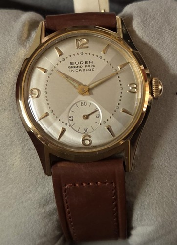 Vintage armbanduhr buren grand - armbanduhr,