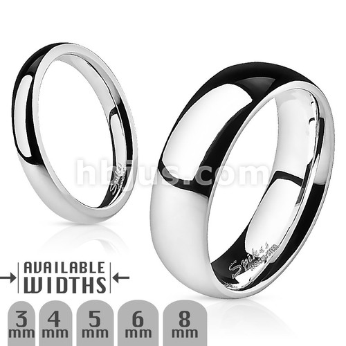 Edelstahl ring silber - silber, poliert