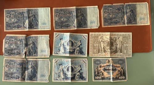 Alte banknoten deutsches - alte,