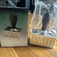 Vintage Paid Stamp Shaped Coin