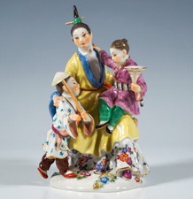 Meissen gruppe japanerin - meissen,