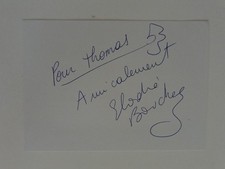 Elodie Bouchez -  - original Autogramm - ca. 10x15cm - Schriftstück